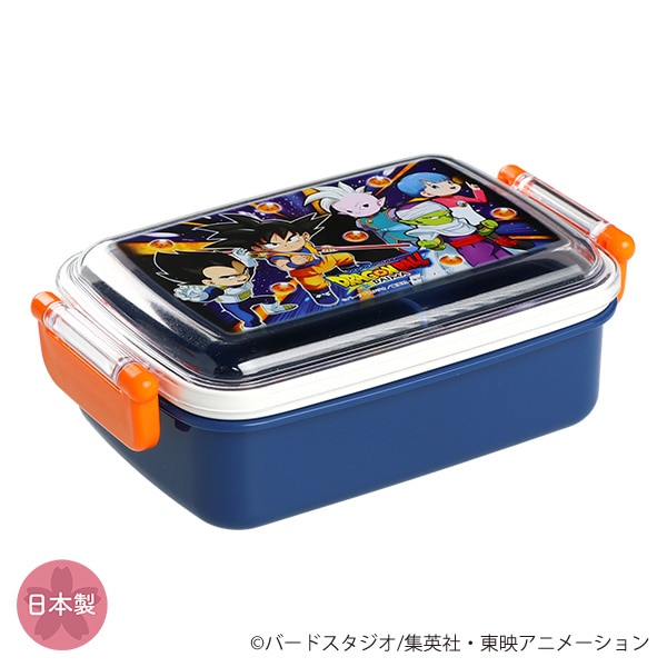 スケーター）抗菌 食洗器対応ふわっとフタタイトランチボックス 角型 450ml（ドラゴンボールDAIMA）