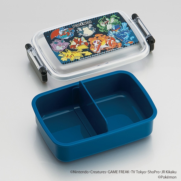 スケーター）抗菌ふわっとフタタイト ランチボックス角型（ポケモン）