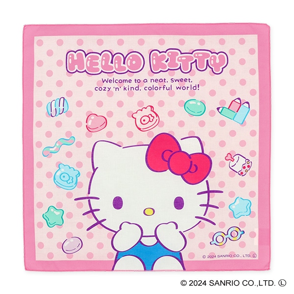 スケーター）2枚組ランチクロス（ハローキティ）