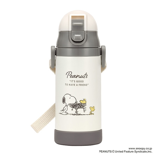 スケーター）2WAYステンレスストローマグ 350ml（スヌーピー）