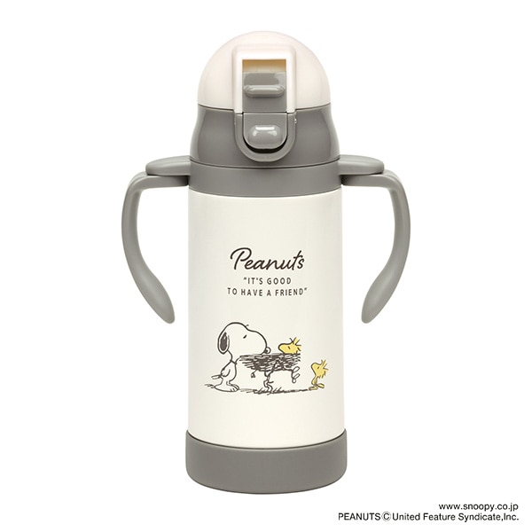 スケーター）2WAYステンレスストローマグ 350ml（スヌーピー）