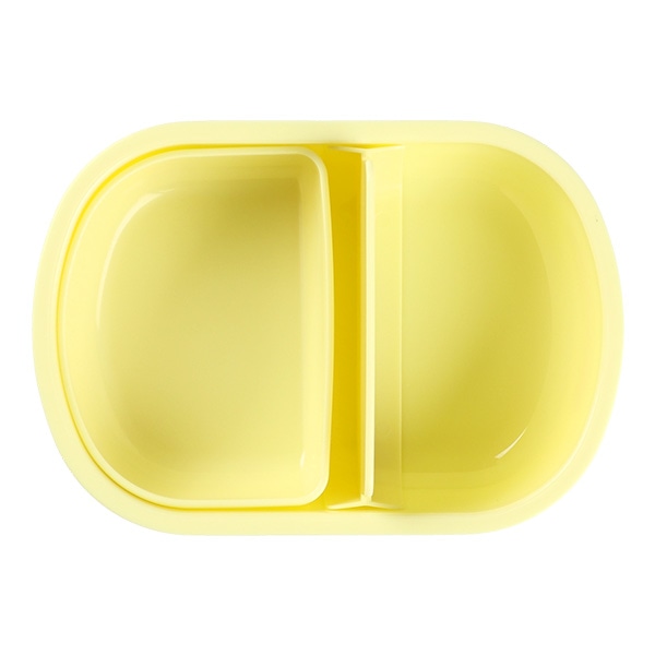 スケーター）食洗器対応ふわっとフタタイトランチボックス アルファベット 360ml（おさるのジョージ）