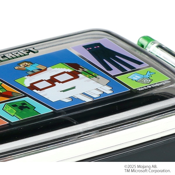 スケーター）食洗器対応ふわっとフタタイトランチボックス 角型 450ml（マインクラフト）