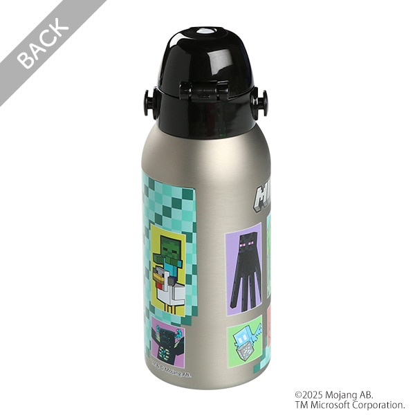 スケーター）ダイレクトステンレスボトル 600ml（マインクラフト）