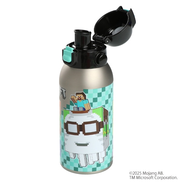 スケーター）ダイレクトステンレスボトル 600ml（マインクラフト）