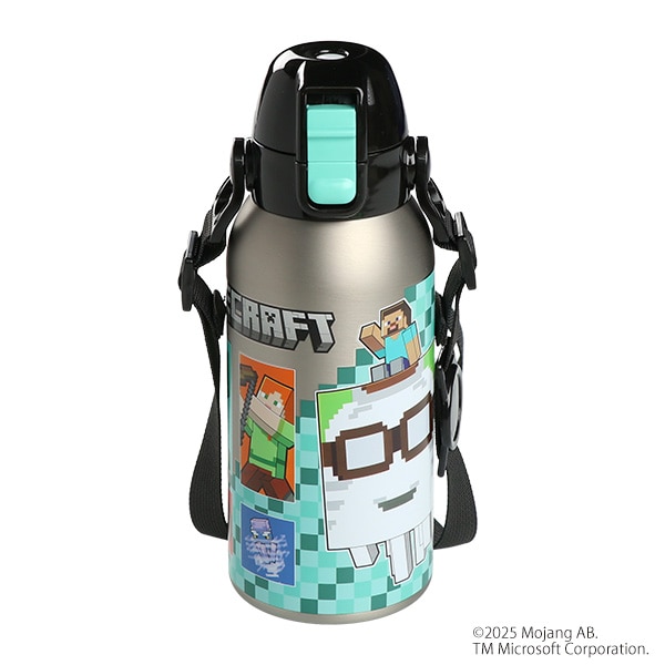 スケーター）ダイレクトステンレスボトル 600ml（マインクラフト）