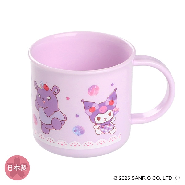 スケーター）食洗器対応プラコップ Fancy Snacks Sweets（クロミ）