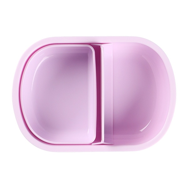 スケーター）食洗器対応ふわっとフタタイトランチボックス Fancy Snacks Sweets 360ml（クロミ）