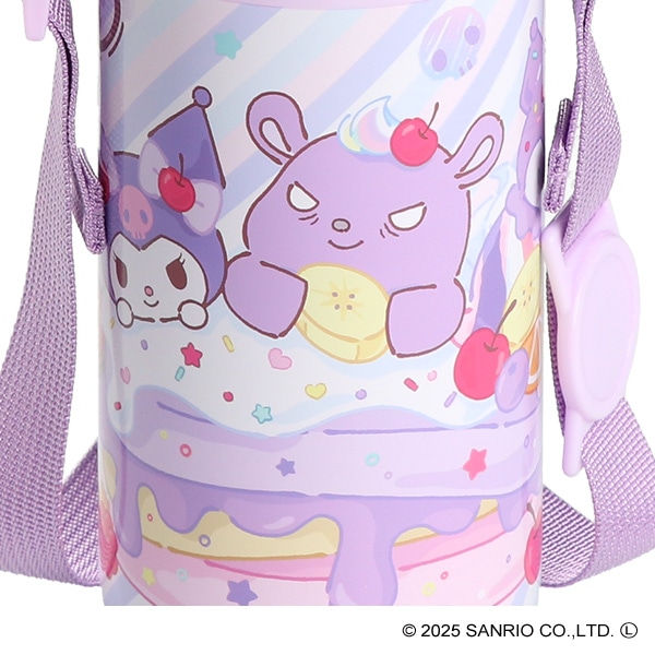 スケーター）ダイレクトステンレスボトル Fancy Snacks Sweets 600ml（クロミ）