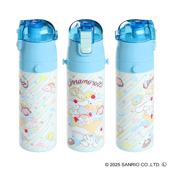 スケーター）ダイレクトステンレスボトル Fancy Snacks Sweets 470ml（シナモロール）