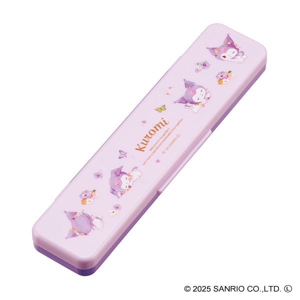 スケーター）食洗器対応 音の鳴らないコンビセット パステル水彩花柄（クロミ）