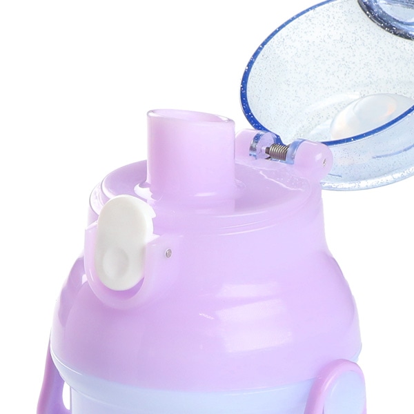 スケーター）食洗機対応 直飲みワンタッチプラボトル 480ml（アナと雪の女王）