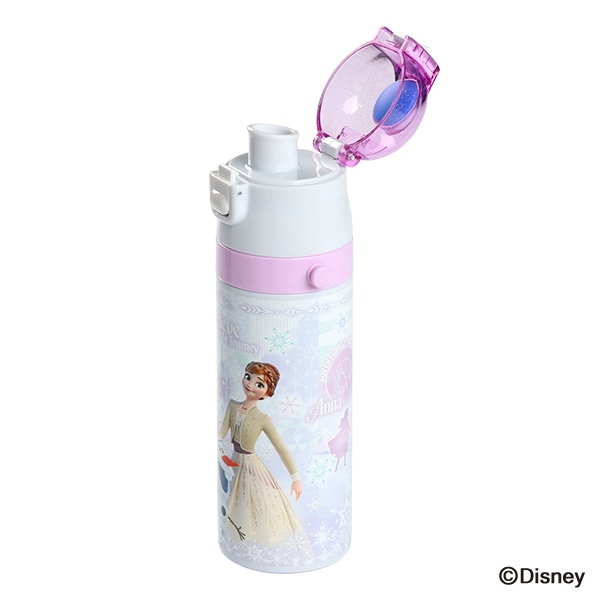 スケーター）ダイレクトステンレスボトル 470ml（アナと雪の女王）