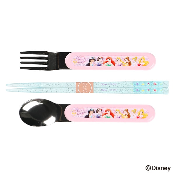 スケーター）食洗器対応スライド式トリオセット（ディズニープリンセス）