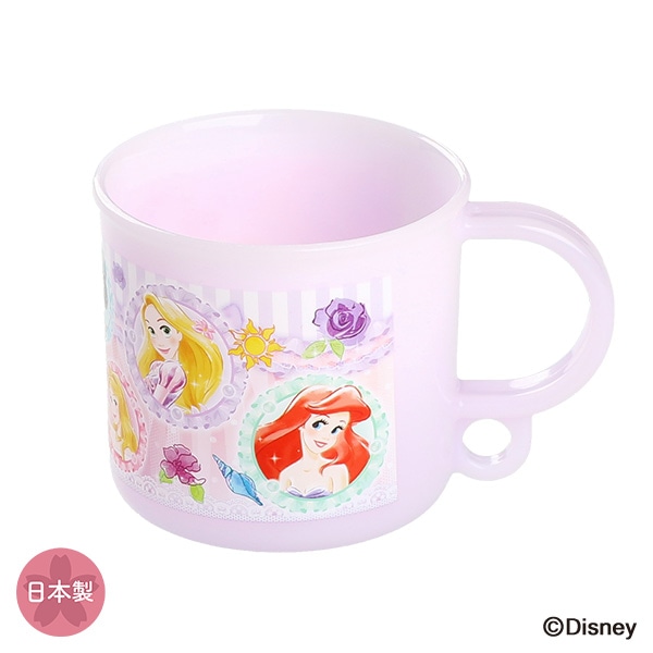 スケーター）食洗器対応プラコップ（ディズニープリンセス）