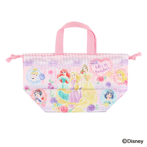 スケーター）ランチ巾着（ディズニープリンセス）