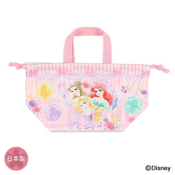 スケーター）ランチ巾着（ディズニープリンセス）