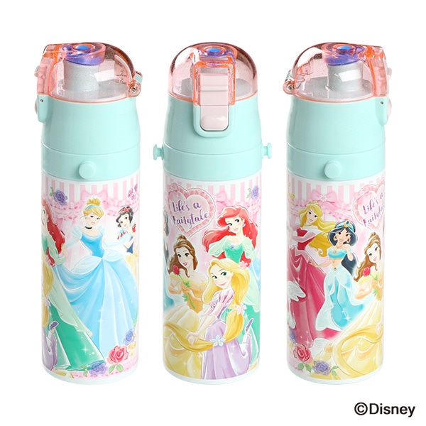 スケーター）ダイレクトステンレスボトル 470ml（ディズニープリンセス）