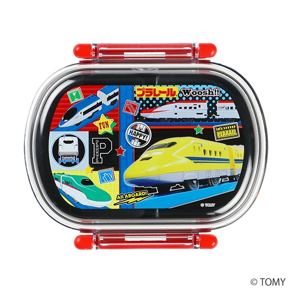 スケーター）食洗器対応ふわっとフタタイトランチボックス 360ml（プラレール）