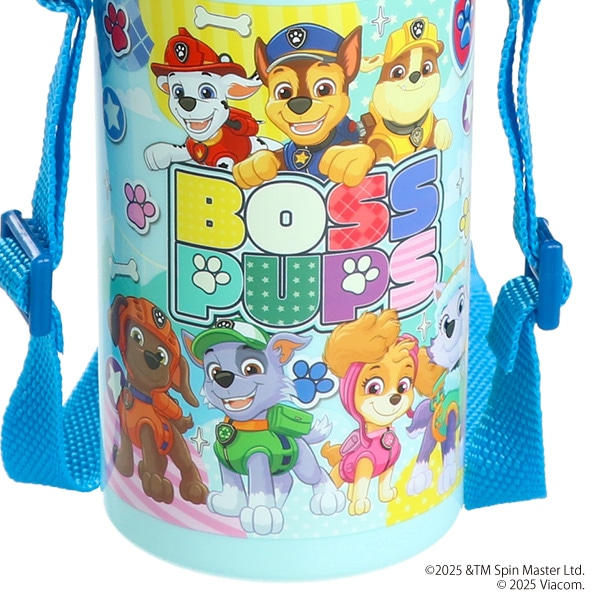 スケーター）食洗機対応 直飲みワンタッチプラボトル 480ml（パウパトロール）