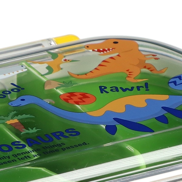 スケーター）食洗器対応ふわっとフタタイトランチボックス 360ml（ディノサウルス）