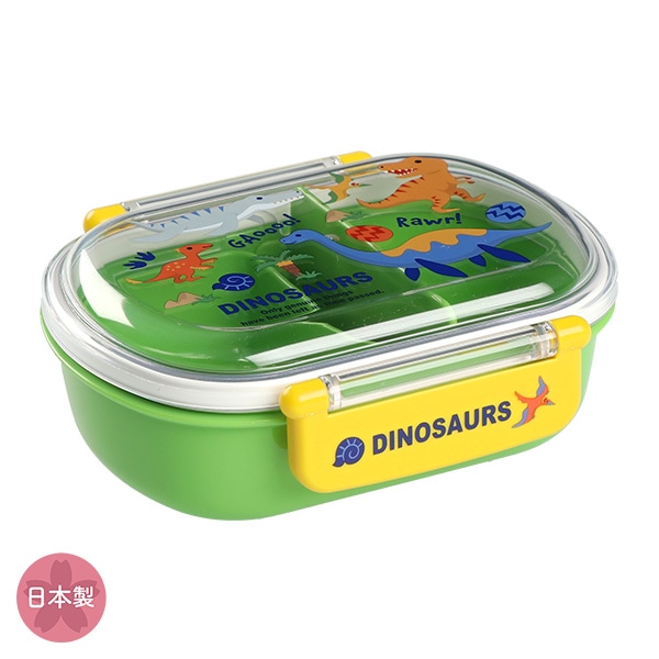 スケーター）食洗器対応ふわっとフタタイトランチボックス 360ml（ディノサウルス）