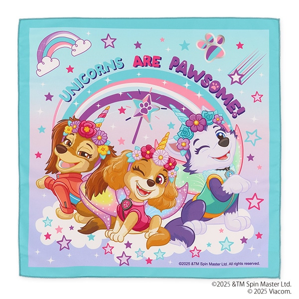スケーター）3枚組ランチクロス（パウパトロール・ユニコーン）