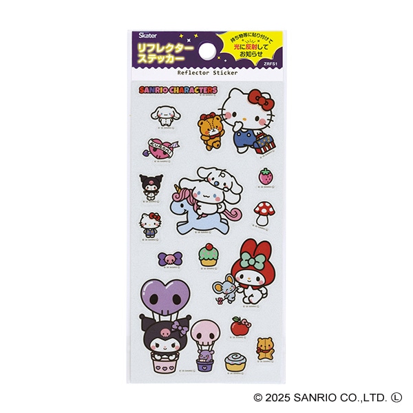 スケーター）リフレクターステッカー（サンリオキャラクターズ）