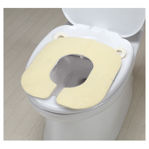 お子様用シート付き折りたたみ補助便座