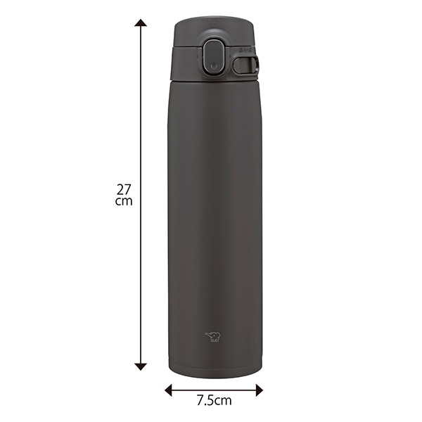 象印）ステンレスマグ 720ml（ソフトブラック）