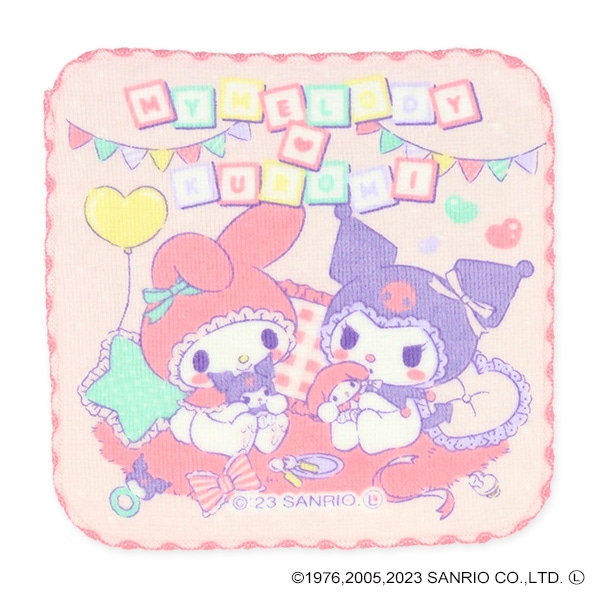 3枚組ミニタオル（マイメロディ・クロミ）