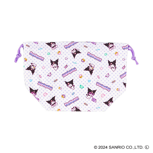 2枚組マチ付き巾着（クロミ）