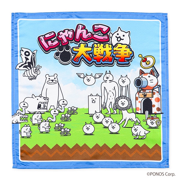 バンダイ）3枚組ナフキン（にゃんこ大戦争）