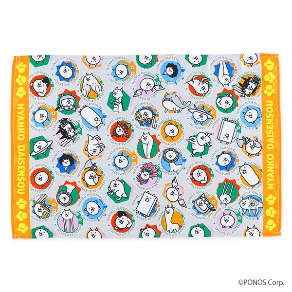 バンダイ）2枚組ランチョンマット（にゃんこ大戦争）