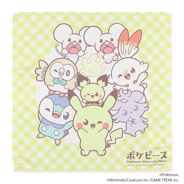 3枚組大判ハンカチ（ポケピース）
