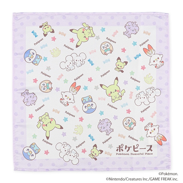 3枚組大判ハンカチ（ポケピース）