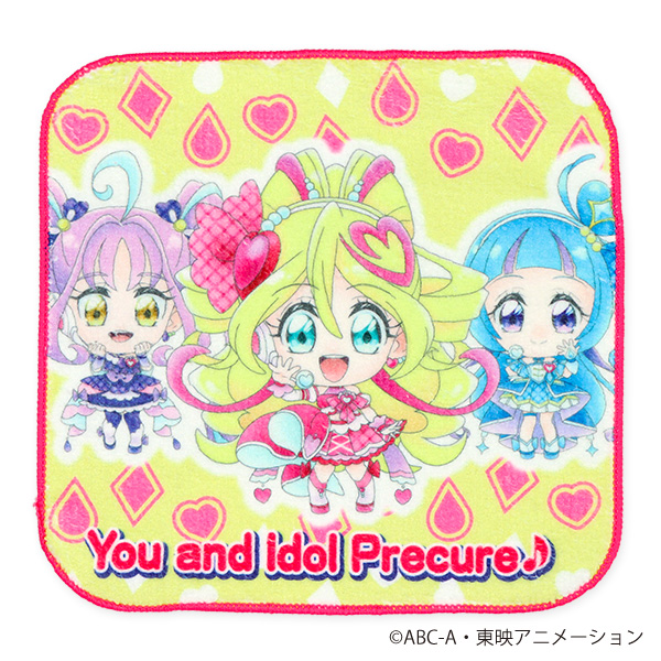 バンダイ）3枚組ミニタオル（キミとアイドルプリキュア）