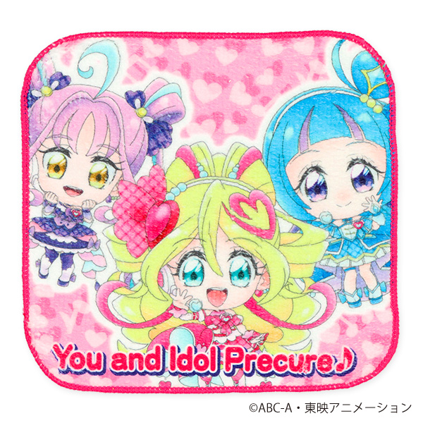 バンダイ）3枚組ミニタオル（キミとアイドルプリキュア）