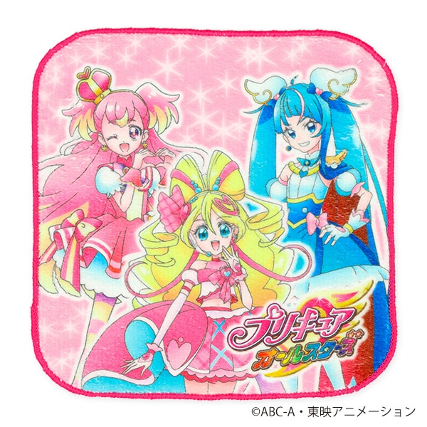 バンダイ）3枚組ミニタオル（プリキュアオールスターズ）