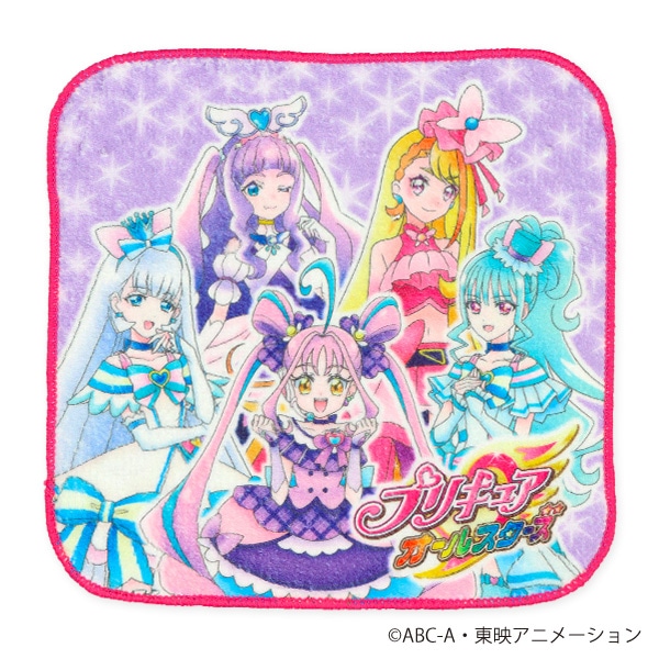 バンダイ）3枚組ミニタオル（プリキュアオールスターズ）