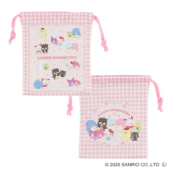 3枚組巾着S（サンリオキャラクターズ）