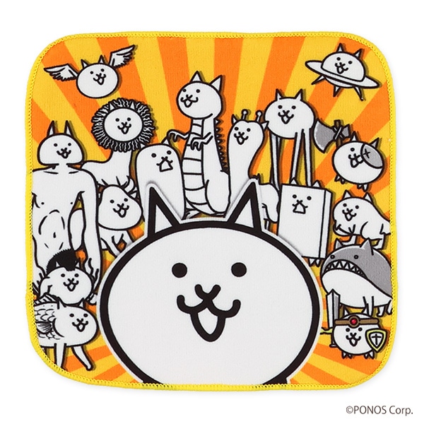 バンダイ）3枚組ミニタオル（にゃんこ大戦争）
