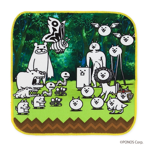 バンダイ）3枚組ミニタオル（にゃんこ大戦争）