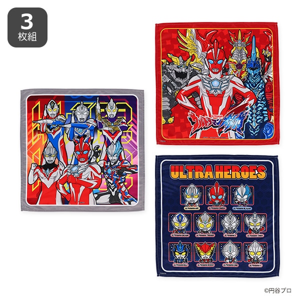 バンダイ）3枚組ナフキン（ウルトラマン）