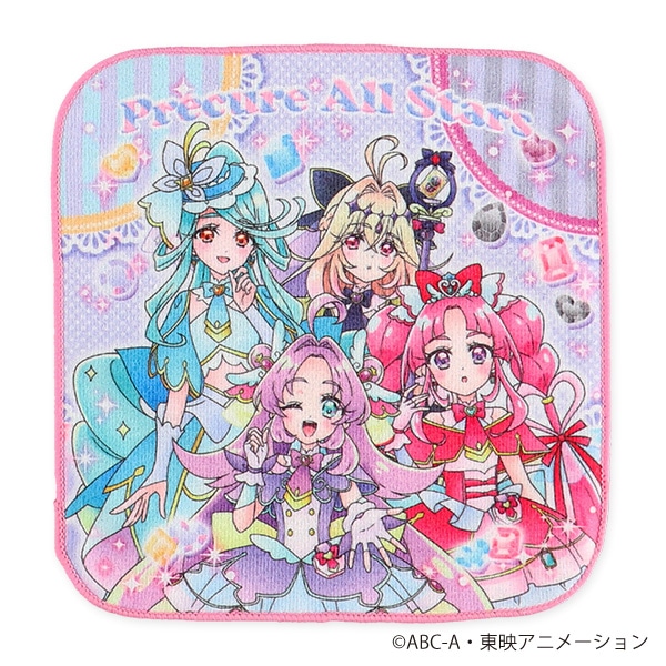 バンダイ）ミニタオル3枚組（プリキュアオールスターズ）