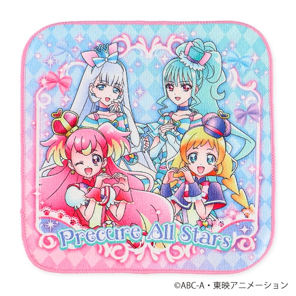 バンダイ）ミニタオル3枚組（プリキュアオールスターズ）