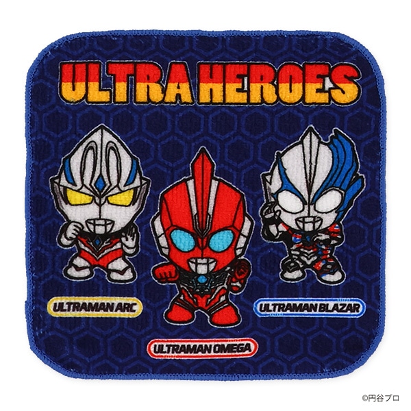 バンダイ）3枚組ミニタオル（ウルトラヒーローズ・2D）