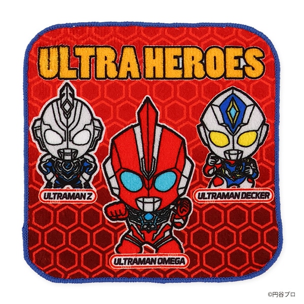 バンダイ）3枚組ミニタオル（ウルトラヒーローズ・2D）