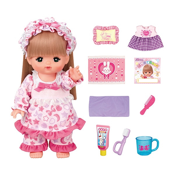 ロングヘアメルちゃん いっしょにおやすみセット