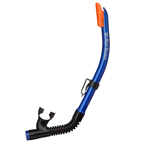 ReefTourer）子供用シュノーケリング 2点セット（ブラックマンタブルー）
